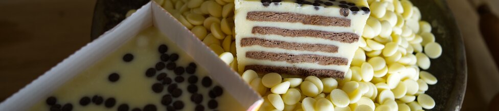 Weißer kalter Hund mit Eierlikör 500g